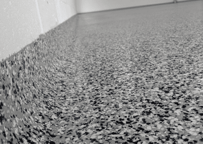 Bayside Epoxy Flooring closeup flake