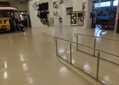 Bayside Epoxy Flooring museum flake